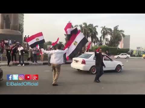صدى البلد - نتائج انتخابات الرئاسة| المصريون يحتفلون بالأعلام علي انغام تسلم الأيادي بشوارع الجزيرة