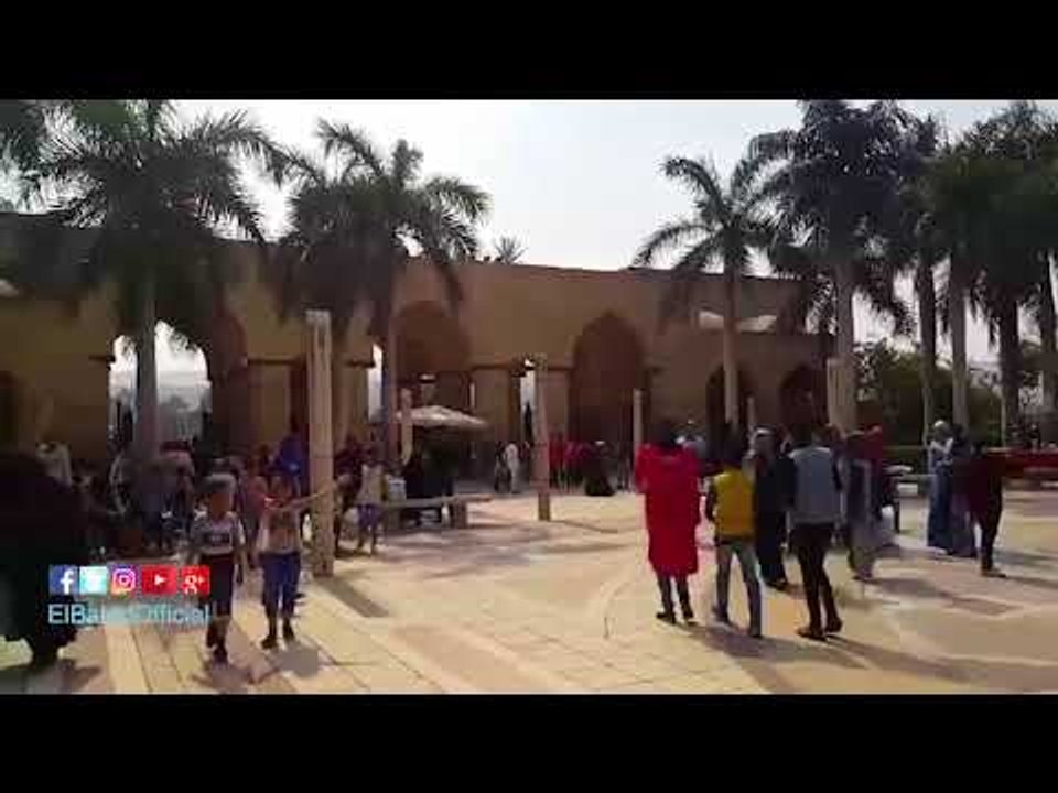 صدى البلد | "زحام"على بوابات "حديقة الأزهر" احتفالا بـ"شم النسيم"
