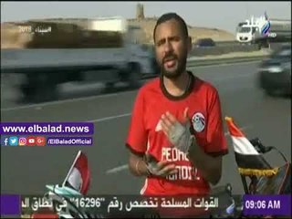 صدى البلد |المغامر محمد نوفل يتحدث عن تفاصيل رحلته إلى روسيا بـ«الدراجة»
