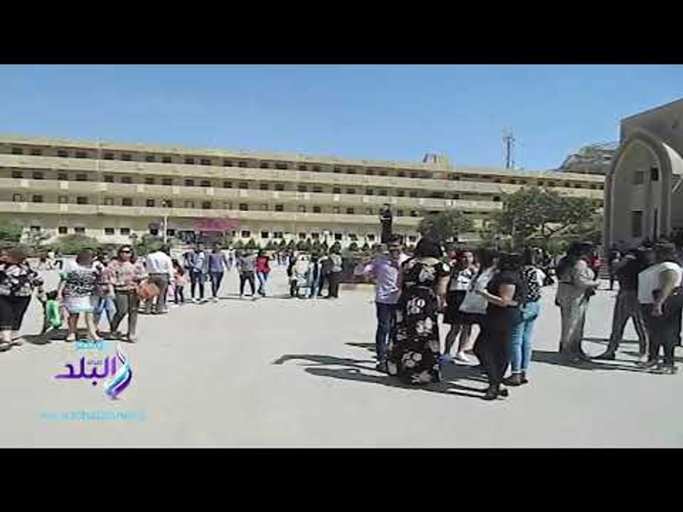 صدى البلد |  توافد الاقباط بدير الأنبا إبرام با...