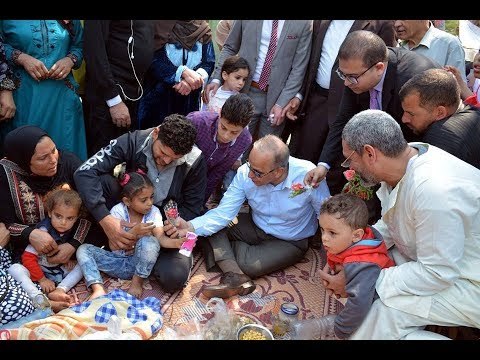 صدى البلد |محافظ القليوبيه يتفقد الحدائق والمتنزهات بالقناطر الخيرية خلال احتفالات شم النسيم