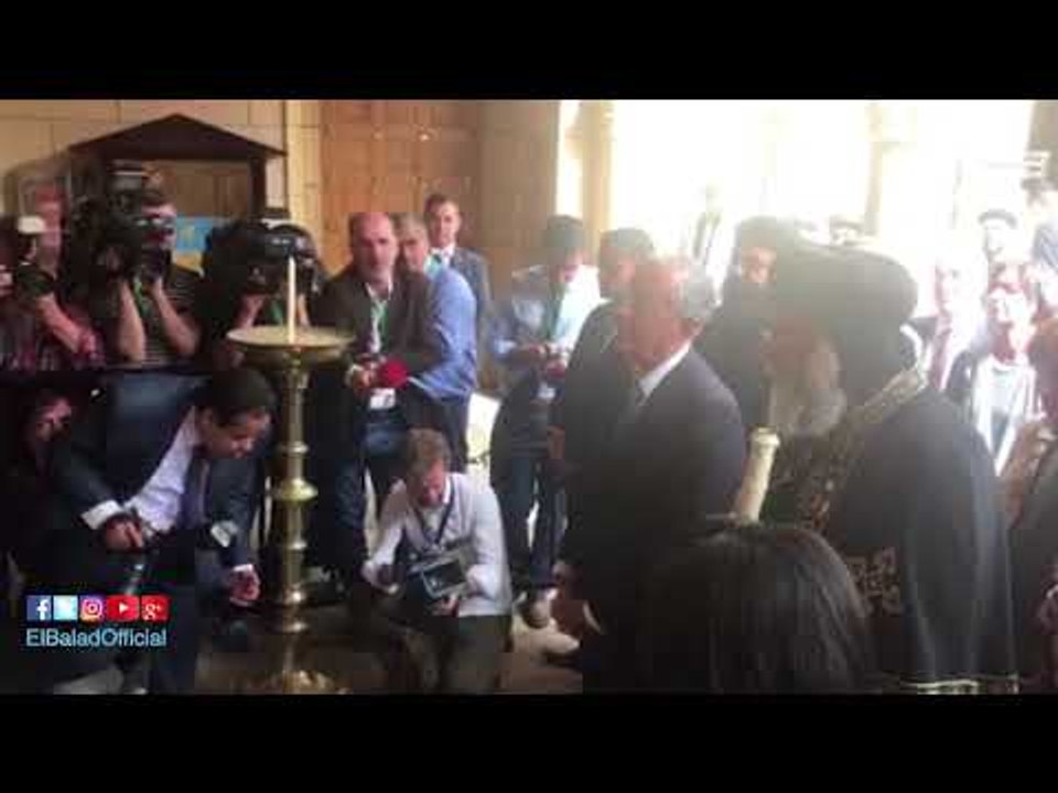 صدى البلد | الرئيس البرتغالي يضع إكليل من الزهور علي تذكار شهداء البطرسيةً