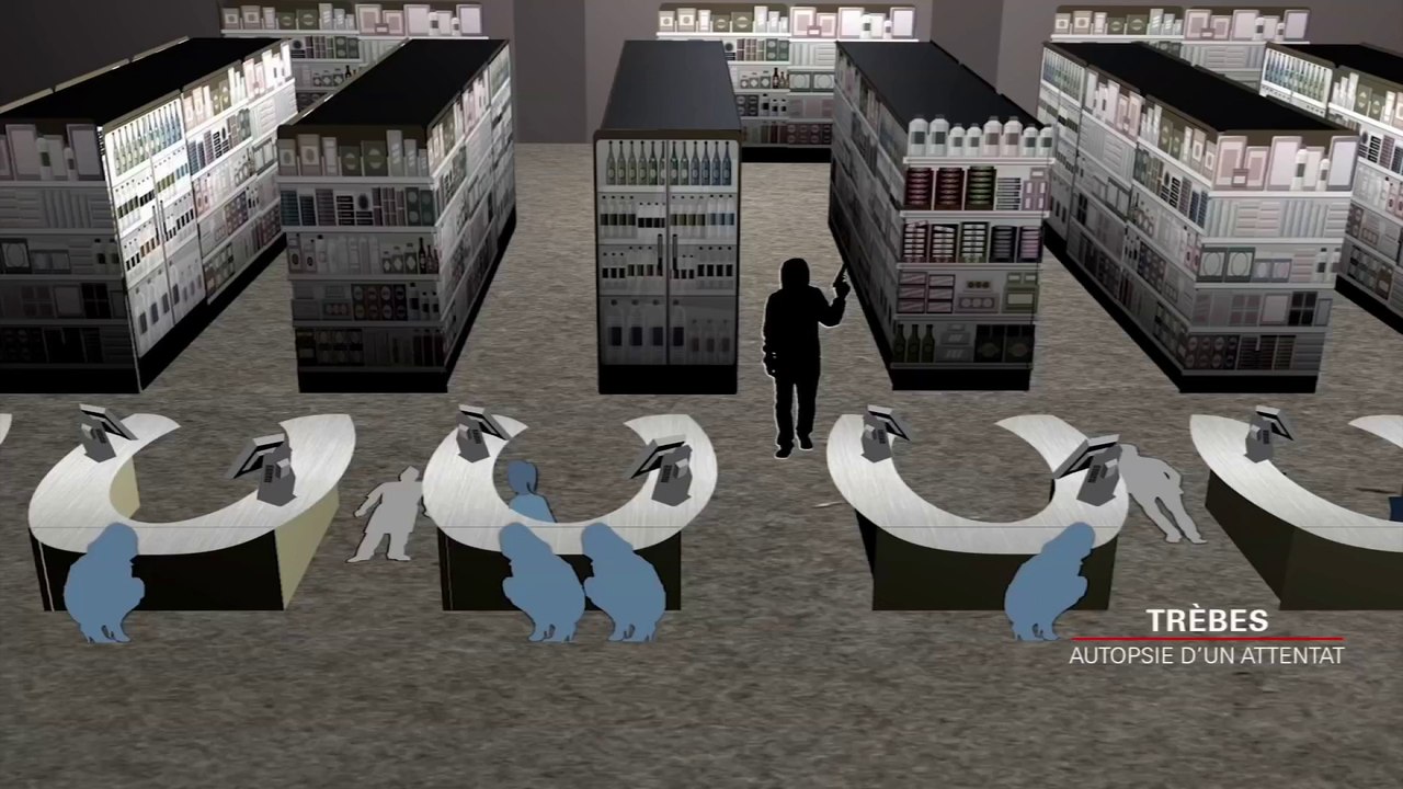 "Si je vomis, il va m'entendre." Cette caissière s'est cachée à quelques mètres du terroriste lors de l'attentat de Trèbes, elle témoigne pour la première fois