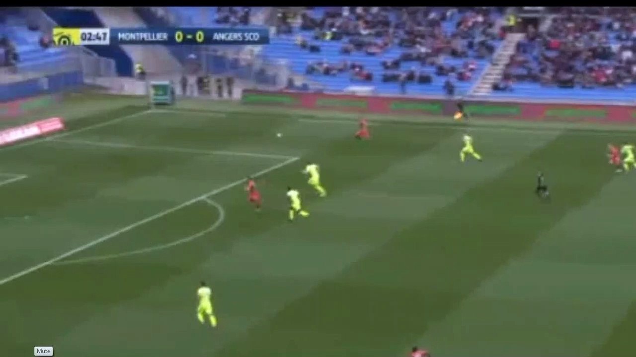 Delort Goal - Montpellier vs Angers  1-0  10.03.2019 (HD)