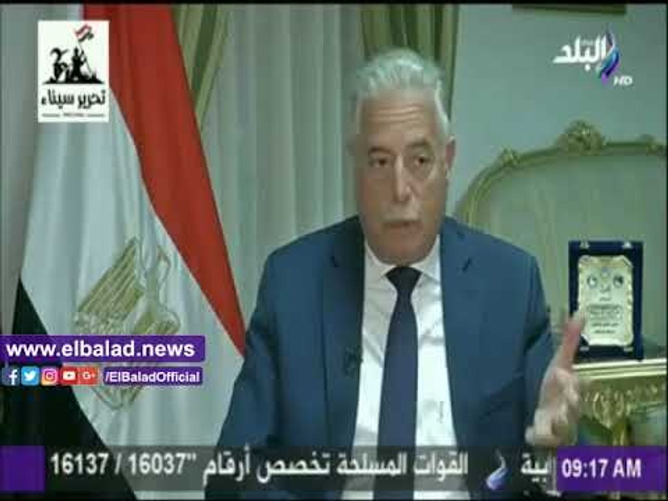 صدى البلد |«فودة»: قريبًا سيعلن الرئيس السيسي «سيناء خالية من الإرهاب»