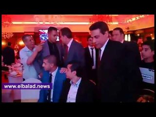 صدى البلد |حضور خالد جلال وجهاز الزمالك حفل زفاف "دونجا"