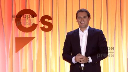 Albert Rivera, presentado como candidato de Cs a la Moncloa.