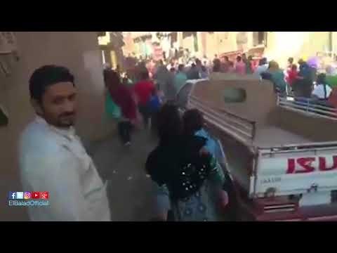 صدى البلد | أهالى قرية النعامنه بالشرقية يزفون شابًا حاول خطف طفل بالإشتراك مع 2 هاربين