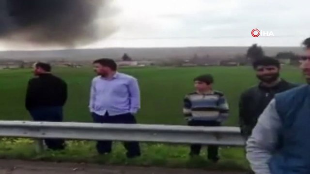 Tavuk yüklü tır alev alev yandı