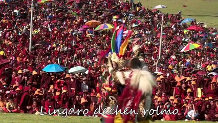 Tibetan sacred dance "Lingdo dechen rolmo - part 1" (English subtitles)