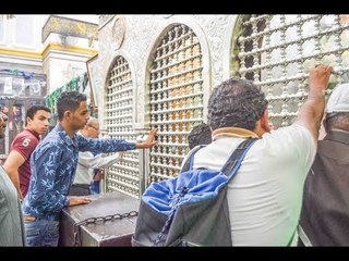 صدى البلد | احتفالات ليلة النصف من شعبان  في مسجد السيدة زينب