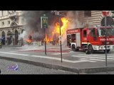 صدى البلد | انفجار حافلة ركاب في بقعة سياحية شهيرة وسط روما