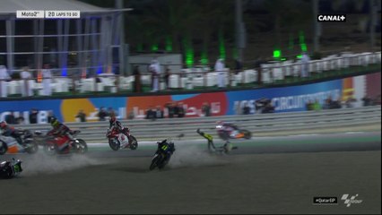 Qatar GP - Le départ marqué par d'incroyables chutes !