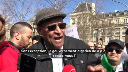 VIDEO. "Il y en a marre de ce pouvoir ! ": à Paris, le retour annoncé de Bouteflika à Alger n'a pas calmé la colère de la diaspora algérienne