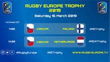 CZECHIA / FINLAND - WOMEN TROPHY 2019 & CZECHIA / NETHERLANDS - RUGBY EUROPE TROPHY 2018/2019