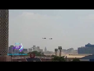 شاهد ..طائرات عسكرية تحلق فى سماء القاهرة تزامنا مع تنصيب السيسى