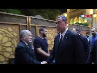 صدى البلد | السفير الفلسطيني في عزاء الراحلة مديحة يسري