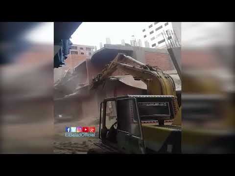 صدى البلد | حملة لازالة التعديات على اراضى املاك الدولة بشبرا الخيمة