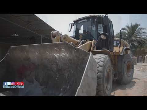 صدى البلد | إزالة تعد على املاك الدولة بكورنيش المعصرة