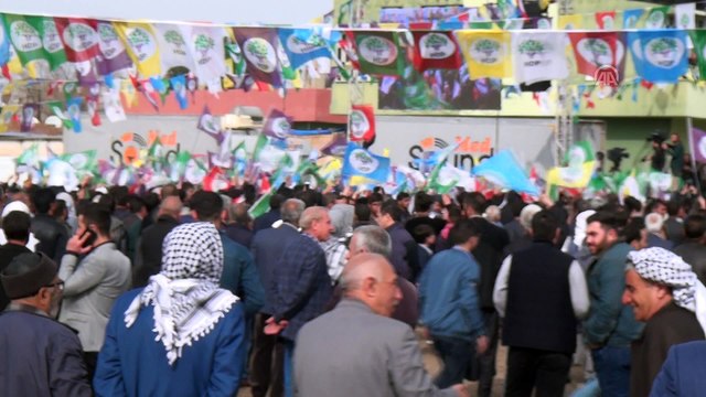 HDP mitinginde 'terör propagandası' gözaltısı - ŞANLIURFA