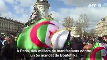 Algérie:à Paris, manifestation contre un 5e mandat de Bouteflika