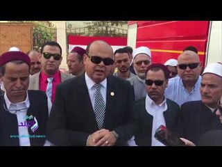 صدى البلد | افتتاح  تطوير الكورنيش والميادين العامة بمحافظة مطروح