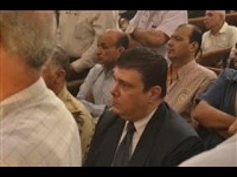 صدى البلد | رئيسا الوطنية للإعلام وقطاع التليفزيون يشاركان فى جنازة أمجد بليغ