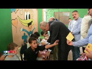 صدى البلد |  محافظ القيوبية يشارك الأطفال الأيتام والمسنين والمرضي بالمستشفيات فرحة العيد