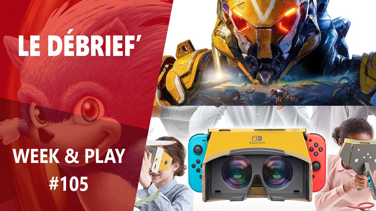 La VR sur Switch, Anthem galère, Trine 4, Control et Xbox sans lecteur