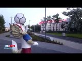 صدى البلد | شوارع روسيا تتزين بتميمة كأس العالم قبل افتتاح البطولة