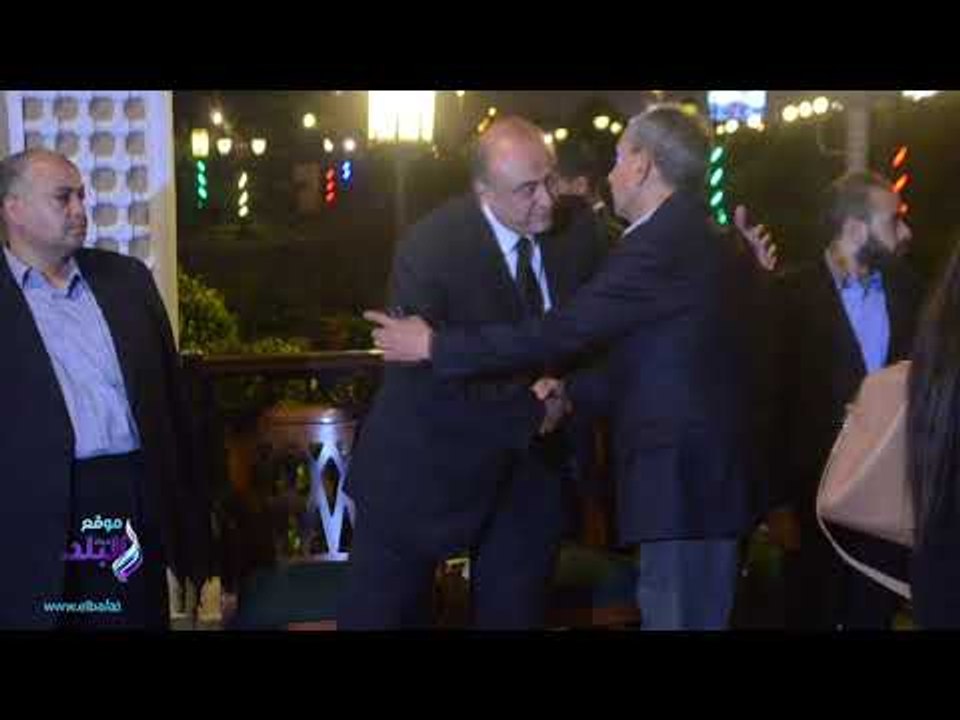 صدى البلد | نجوم الفن واالسياسة ولإعلام علي عزاء سعد الكحكي