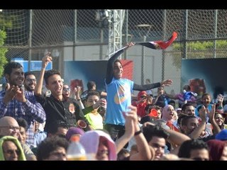 صدى البلد | رد فعل الجماهير بعد تصدى الحضرى لضربة جزاء أمام السعودية