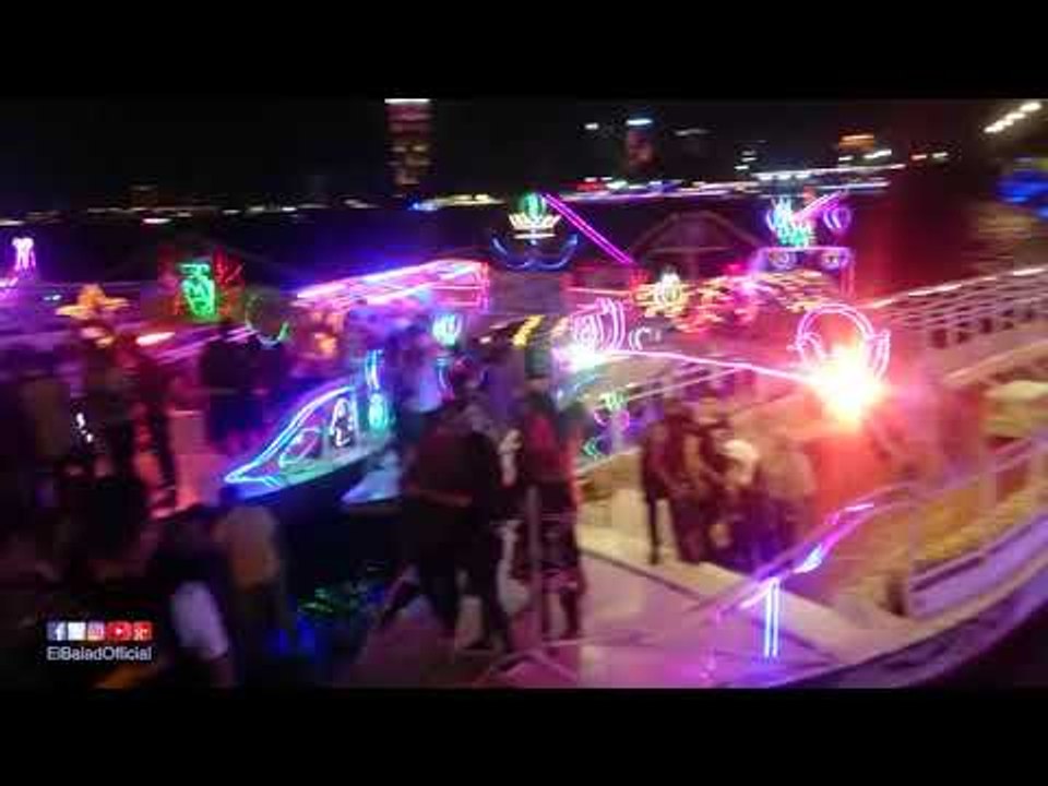 صدى البلد | المئات يحتفلون بأخر أيام العيد علي كورنيش النيل