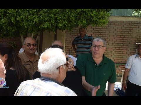 صدى البلد | شوبير يشارك في تشييع جثمان عبد الرحيم محمد