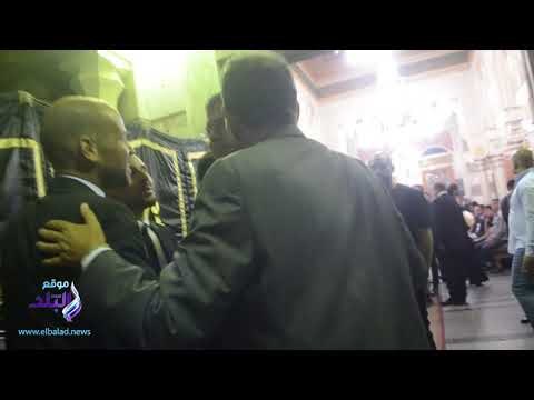 صدى البلد | وزير الإتصالات السابق يشارك في عزاء والد أبو