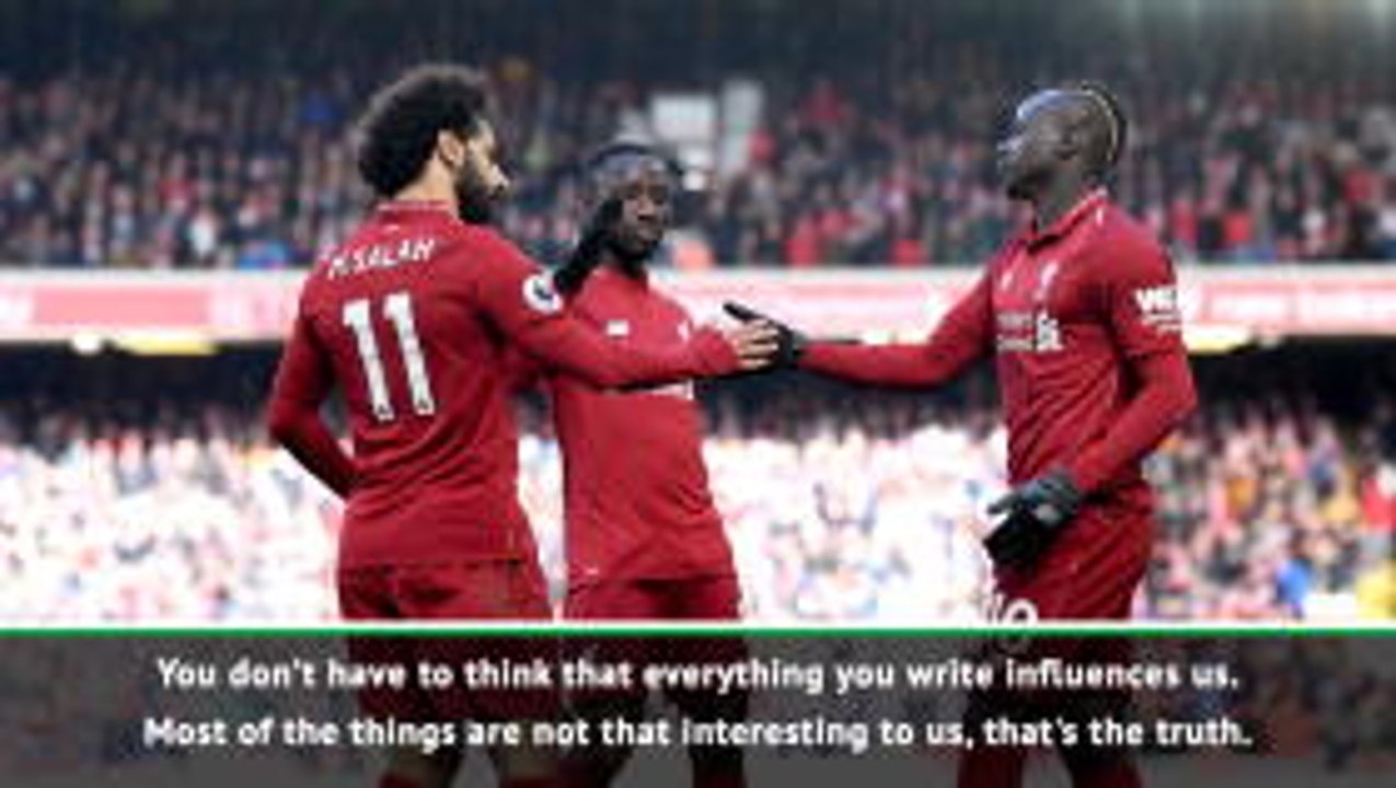 No problem with Liverpool's confidence - Klopp