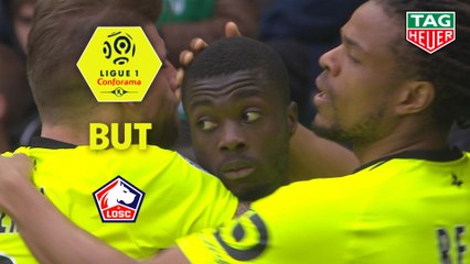But Nicolas PEPE (87ème) / AS Saint-Etienne - LOSC - (0-1) - (ASSE-LOSC) / 2018-19