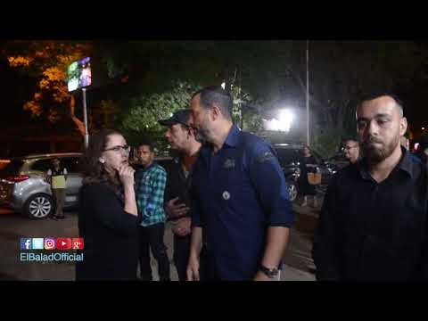 صدى البلد | ماجد المصري ودنيا عبد العزيز في عزاء ماهر عصام