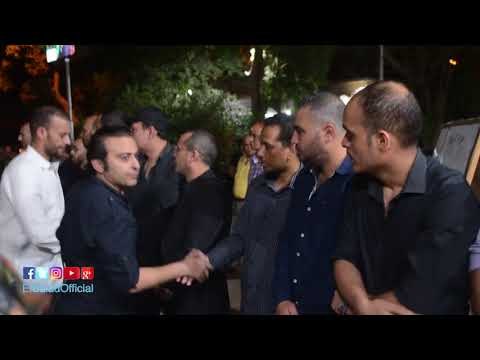 صدى البلد | انهيار الفنان احمد عزمى ومحمد عبد الحافظ اثناء عزاء الفنان ماهر عصام