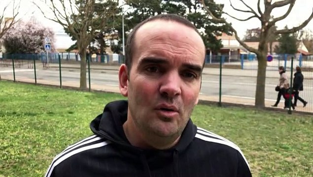 R1 (17ème journée) – Nicolas PINARD réagit après le nul du FC DOMTAC à MDA Foot B