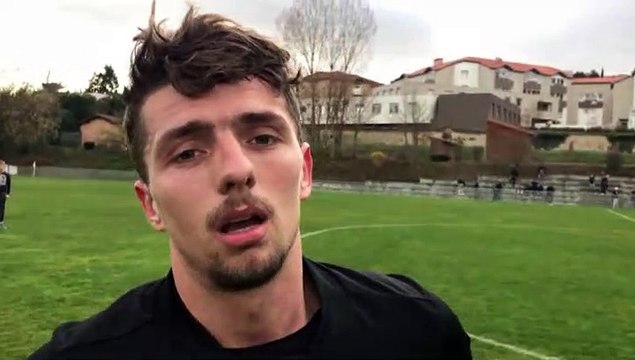 R1 (17ème journée) – Arthur POULET réagit après le nul de MDA Foot contre le FC DOMTAC