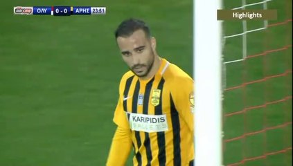 Fetfatzidis amazing chance - Olympiakos vs Aris 10.03.2019 [HD]