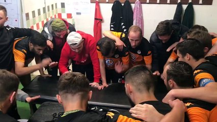Le chant du sporting après la victoire contre Hasparren