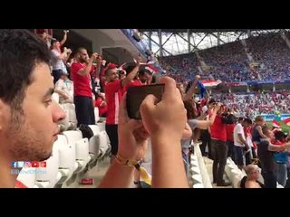 صدى البلد | عزف السلام الوطني لمصر قبل لقاء السعودية