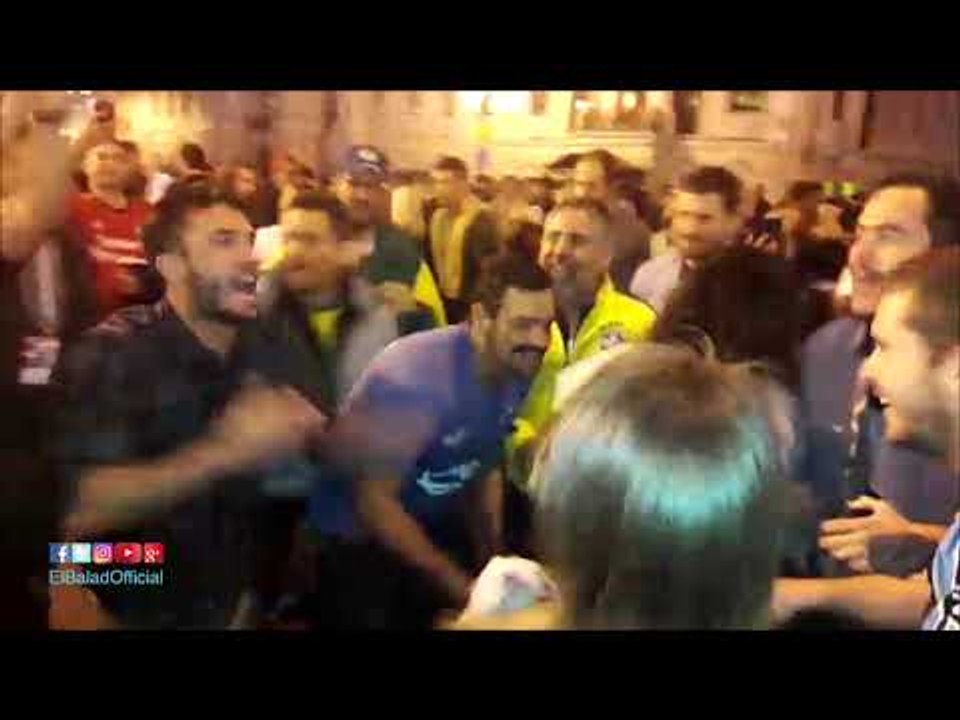 جماهير البرازيل تحتفل فى  روسيا بخروج الارجنتين من المونديال