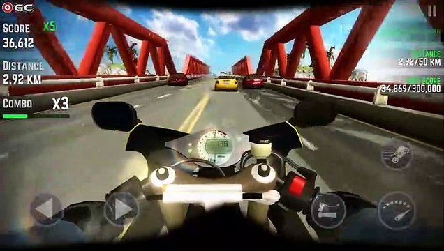 Highway Real Traffic Bike Racer - Motor Racing Games - Android Gameplay FHD #5