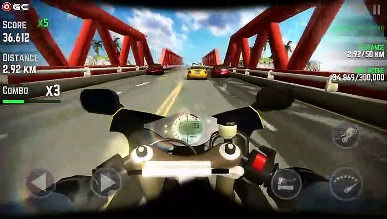 Highway Real Traffic Bike Racer - Motor Racing Games - Android Gameplay FHD #5