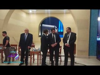 صدى البلد | هشام سليم أول المعزين في الفنان مدحت مرسي