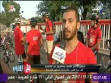 مع شوبير - مجموعة من الشباب يسافرون من القاهرة إلي برج العرب بالدراجات لحضور المباراة