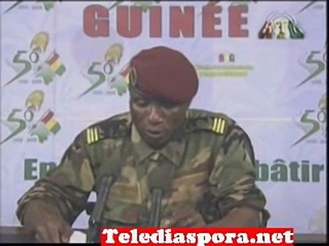 Il était une fois...la prise du pouvoir par le capitaine Moussa Dadis Camara.